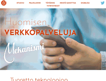 Tablet Screenshot of mekanismi.fi